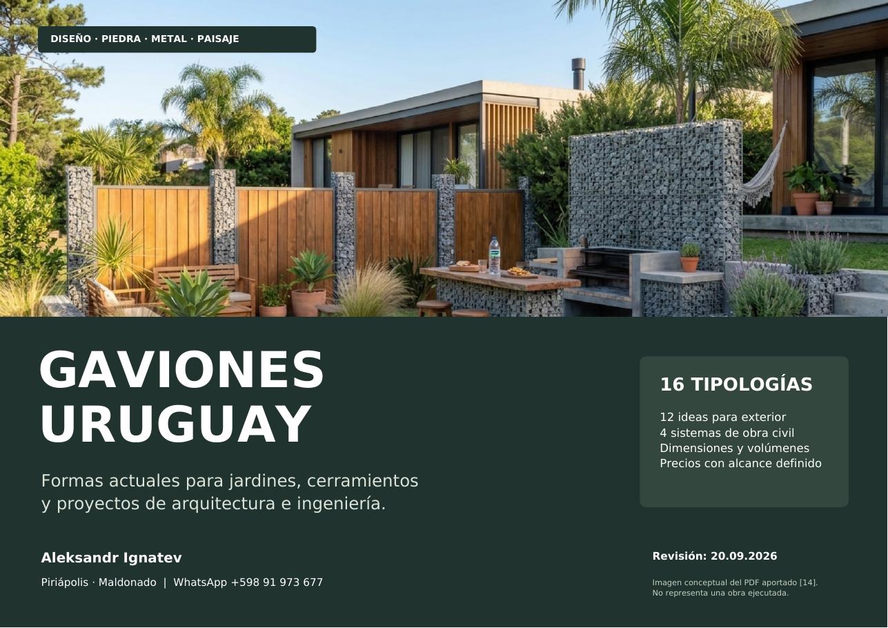 Gaviones y sistemas de paisaje
